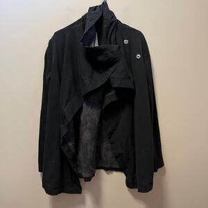 Lululemon‎ Gratitude Wrap Size 6 Black Cotton Blend